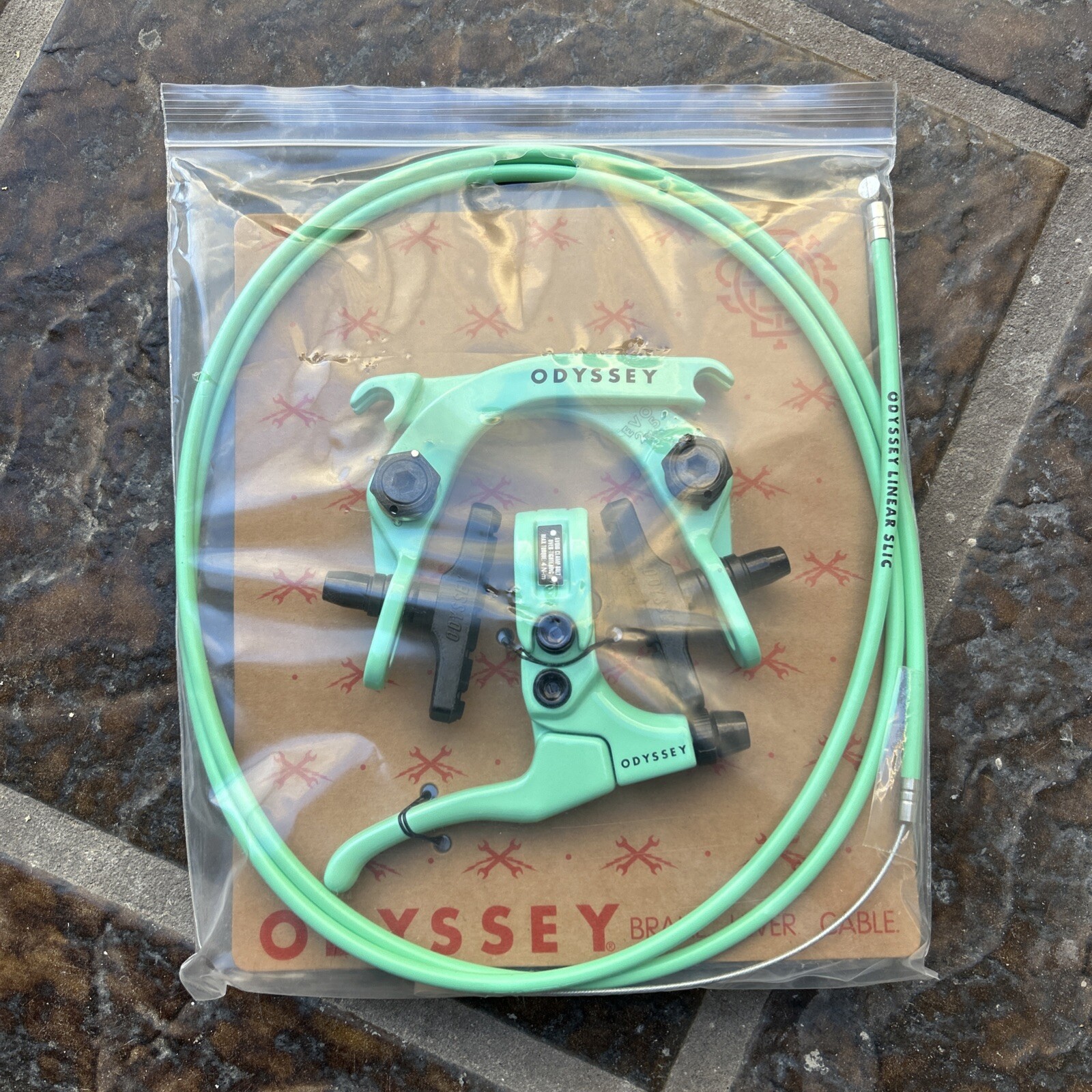 ODYSSEY BMX EVO 2.5 BICYCLE U-BRAKE KIT TOOTHPASTE LIMITED EDITION BMX BIKE