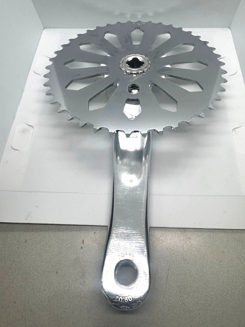 Alloy Steel Single Speed Square Tape Crank RIGHT SIDE ONLY 175mm 42T Track BMX