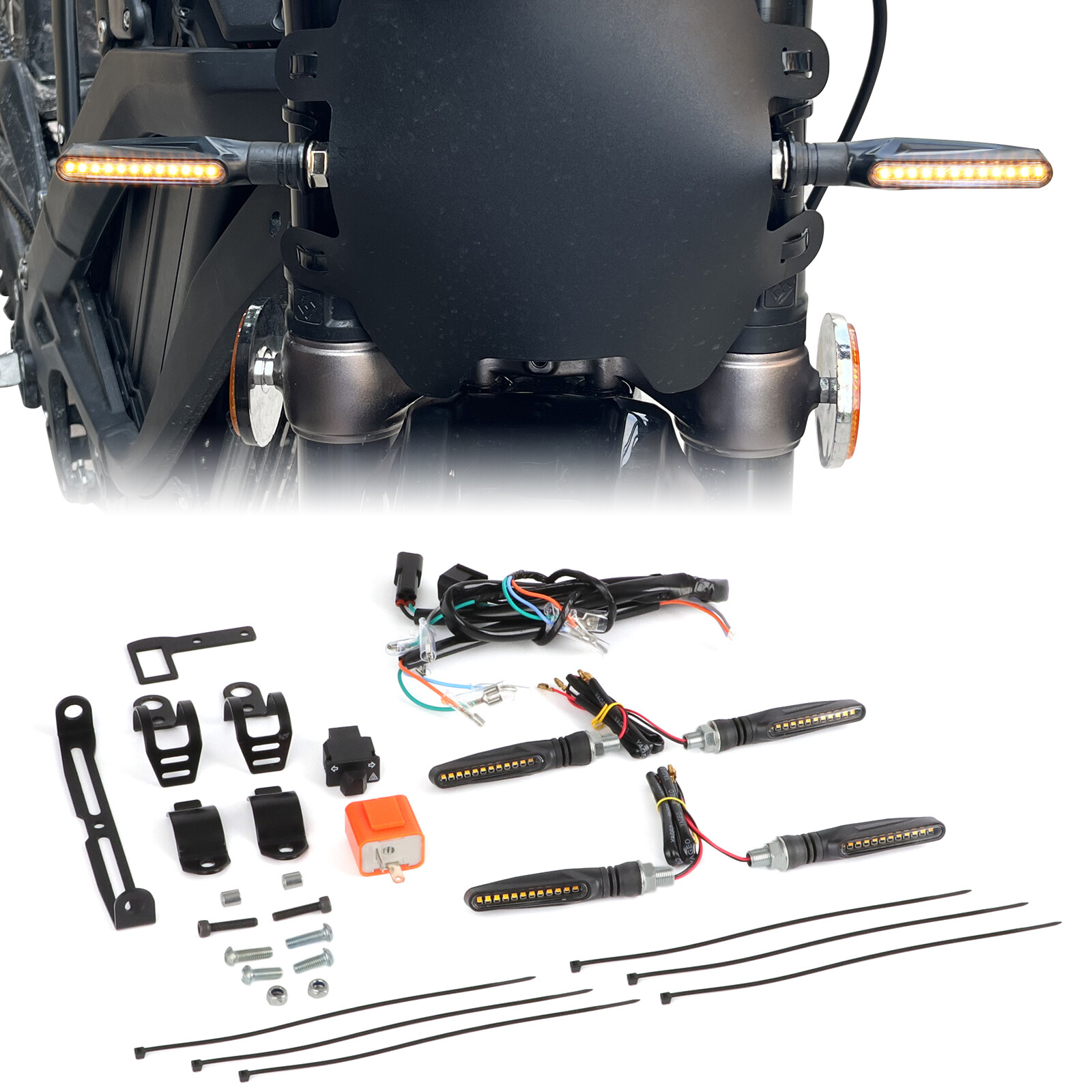 Front & Rear LED Street Legal Turn Signal Light Kit For Talaria Sting MX4 R US
