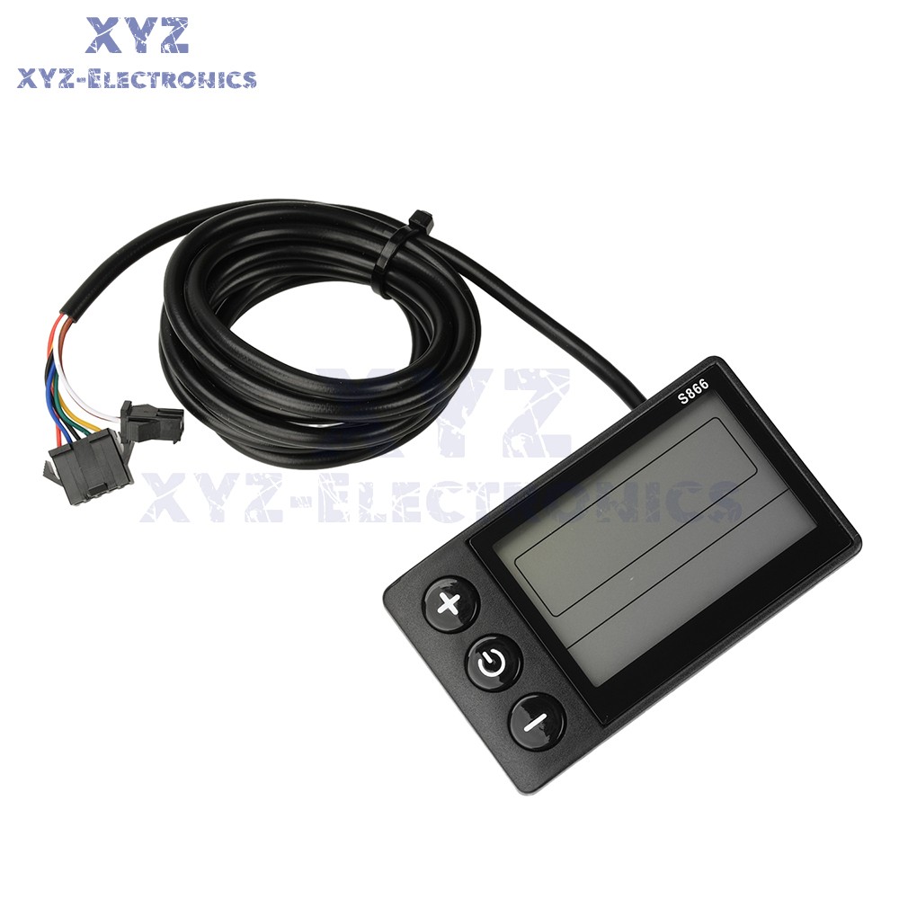 36V 48V 64V 40A 30A 20A Brushless Motor Controller E-Bike S866 LCD Display Meter