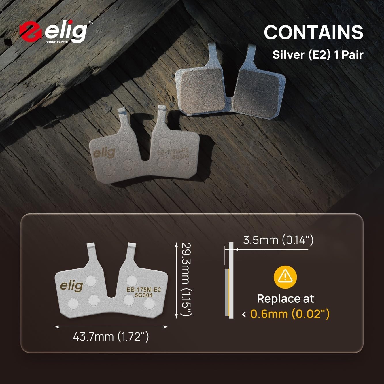 ELIG Bike Disc Brake Pads for Magura 4-Piston MT5, MT5 Pro, MT Trail Sport｜S-Ped