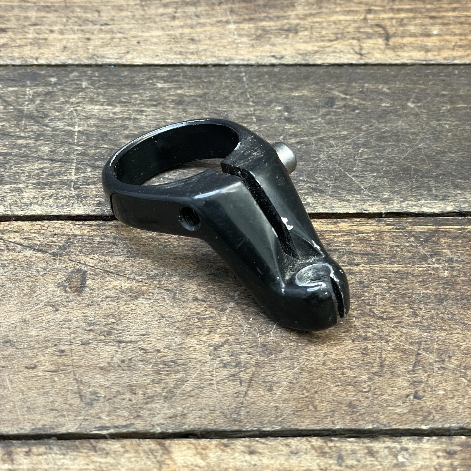 Vintage Headset Cable Hanger Guide 28.6 mm 1 1/8 Threadless Black 90s MTB Alloy