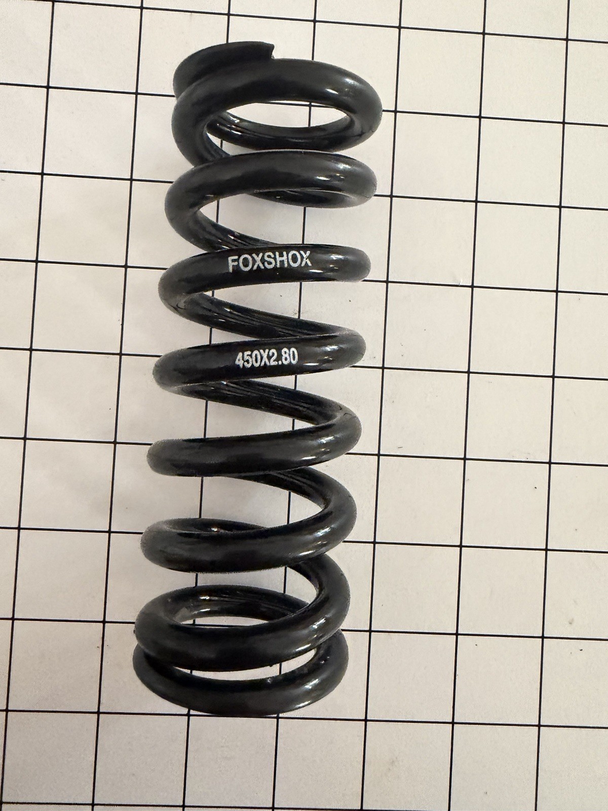 FOX Steel Rear Shock Coil Spring – 450 lb. x 2.80” Spring Travel