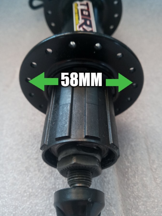 Fat bike rear hub 190mm 32 hole aluminum QR 8/9/10 speed Cassette disc type.