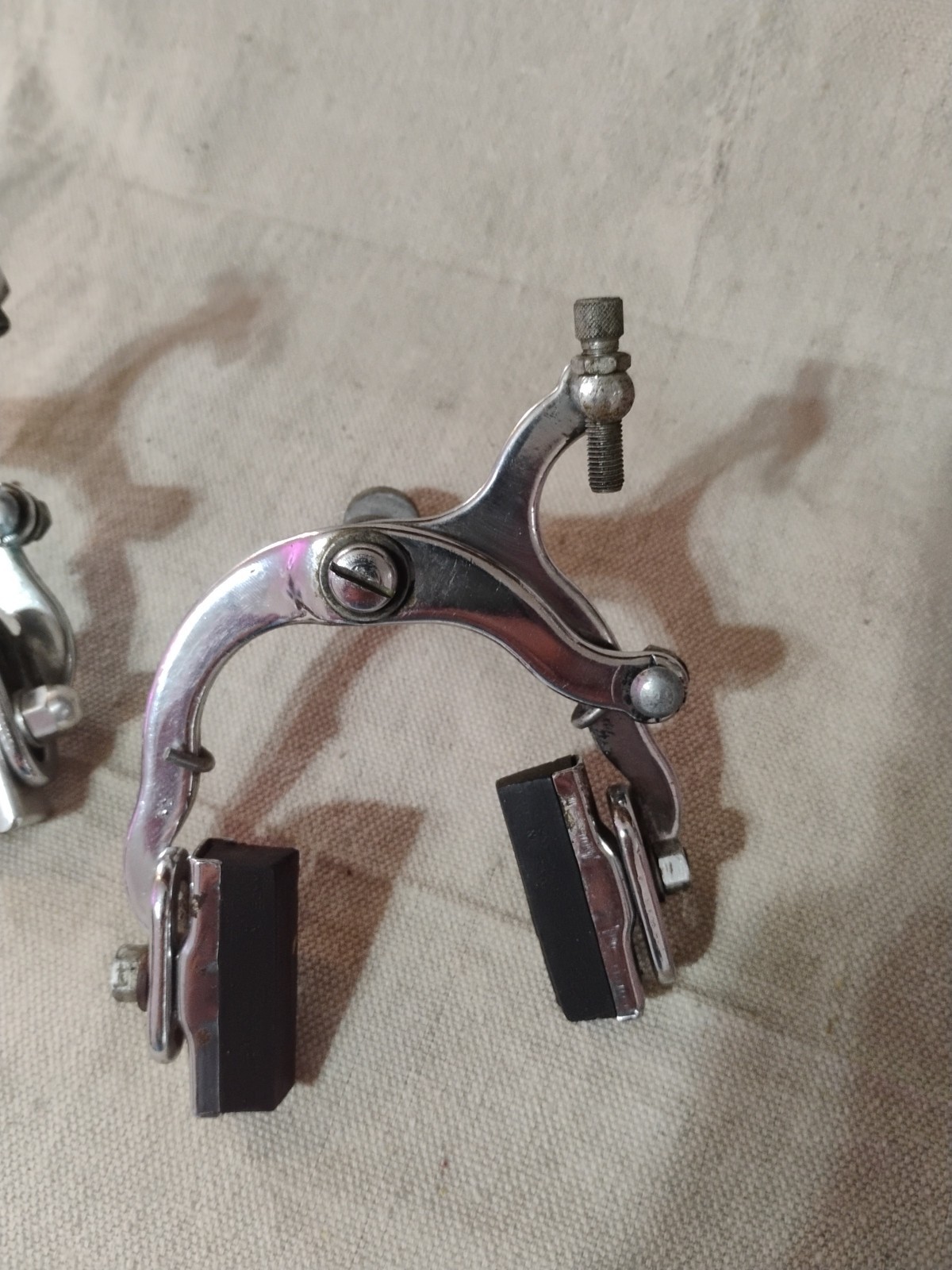 Vintage Raleigh Chrome Side Pull Brake Calipers Made In England