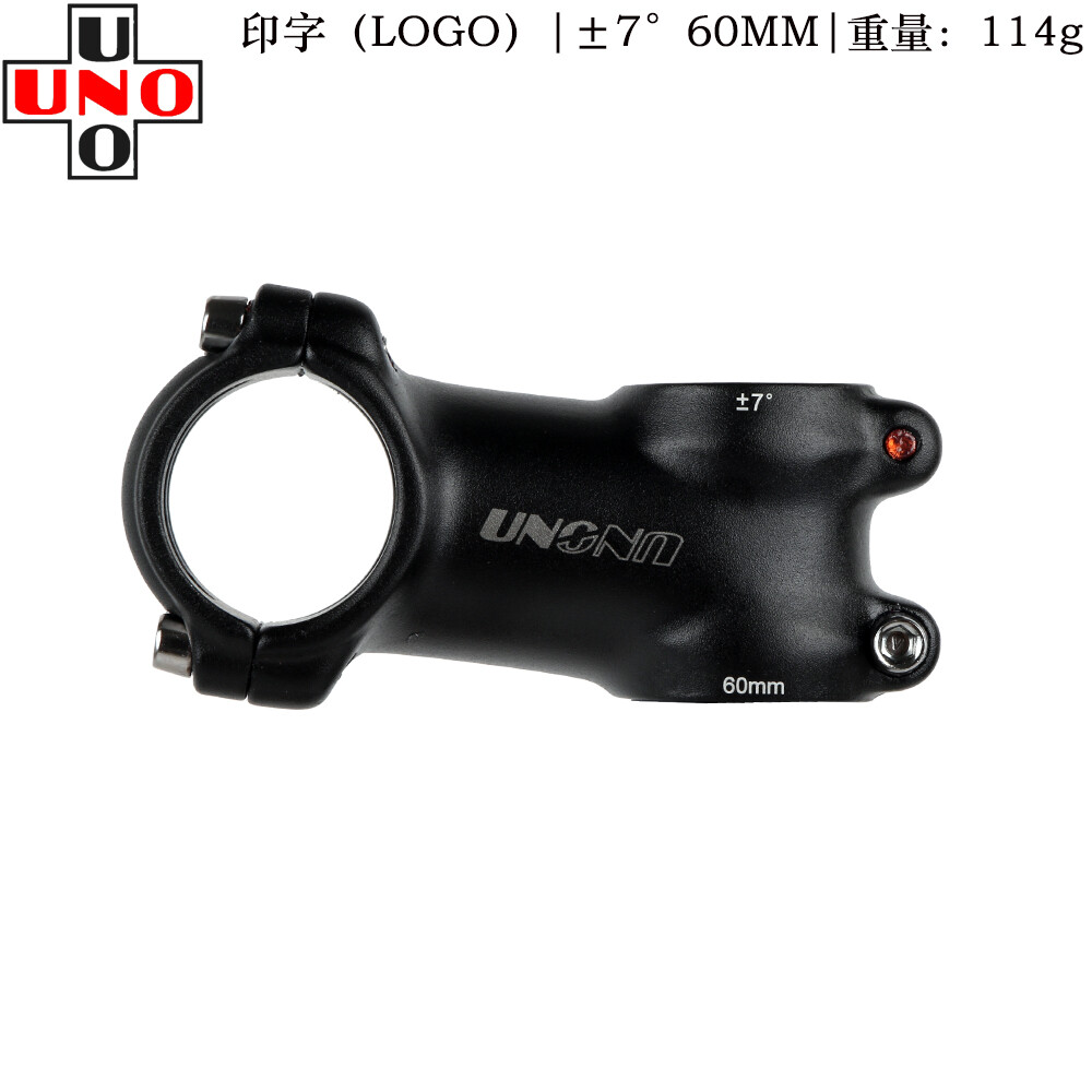 UNO Bike Stems MTB Road 31.8mm Bicycle Handlebar Stem 7 / 17 Degree 60-130mm