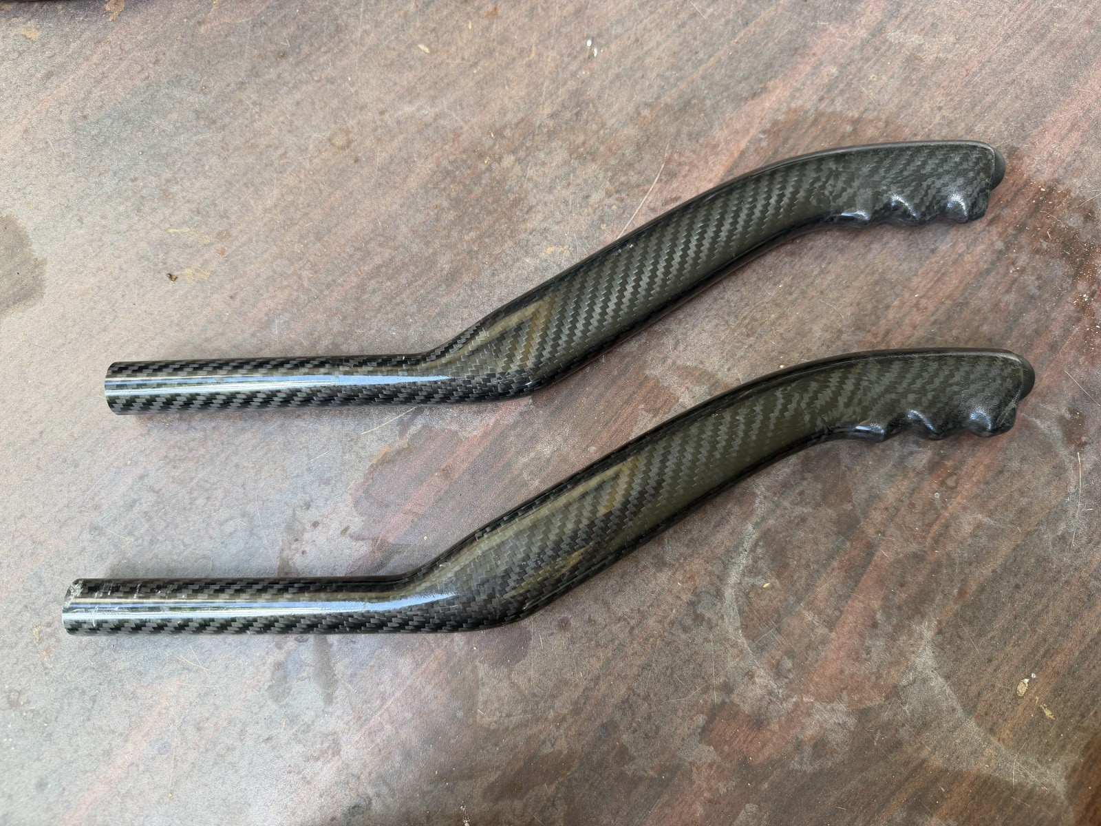 AeroCoach Carbon Extensions 35 Degree 22.2 Aero TT bars for Triathlon