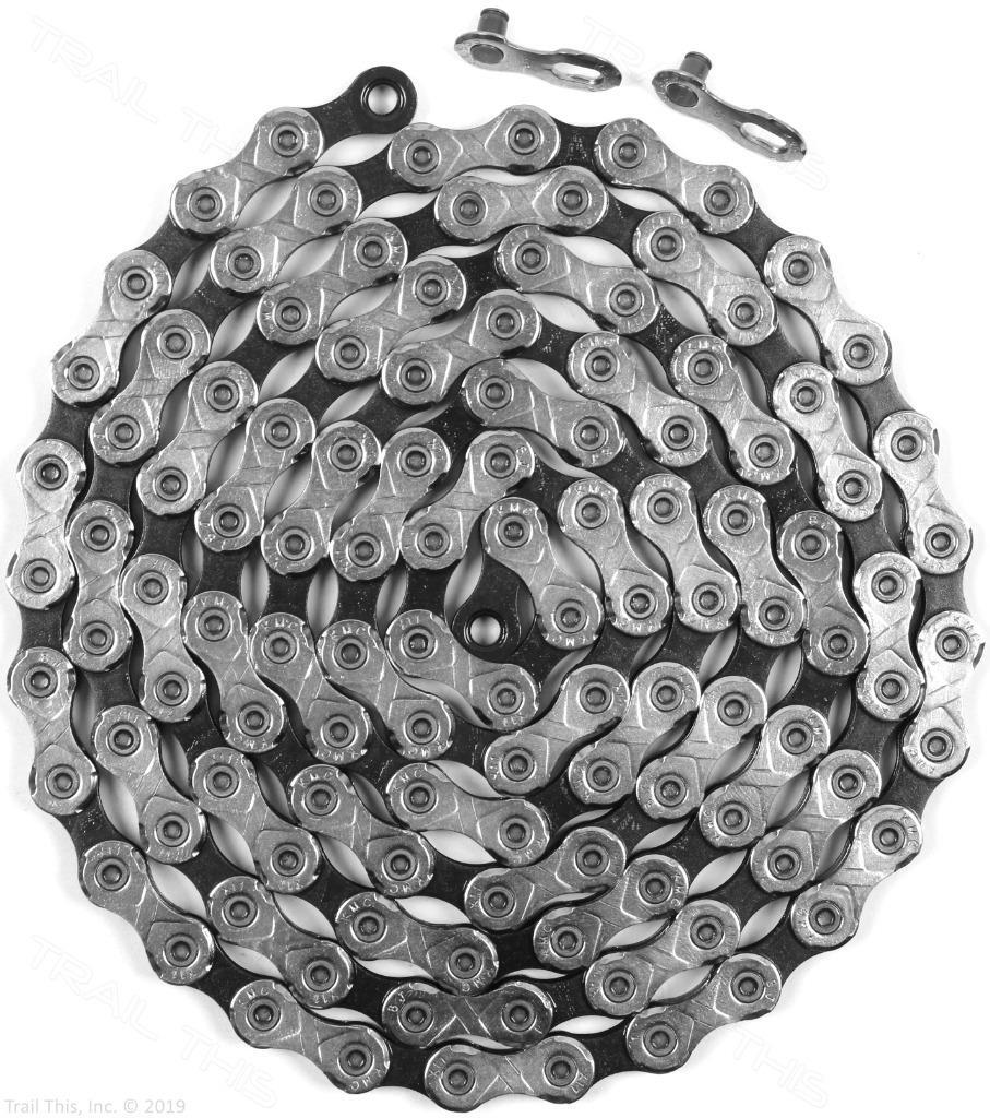 KMC X11 11-Speed 118L Silver & Black Road / MTB Bike Chain Bulk for SRAM Shimano