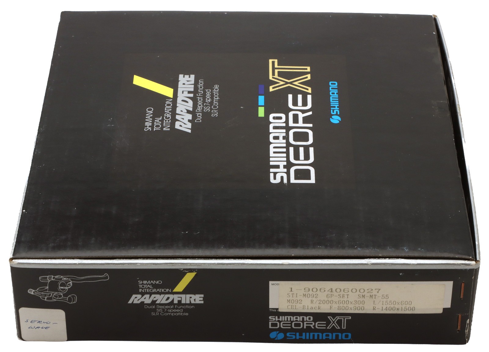 Shimano Deore XT STI-M092 Shift/Brake Lever Set 3x7s Black NOS
