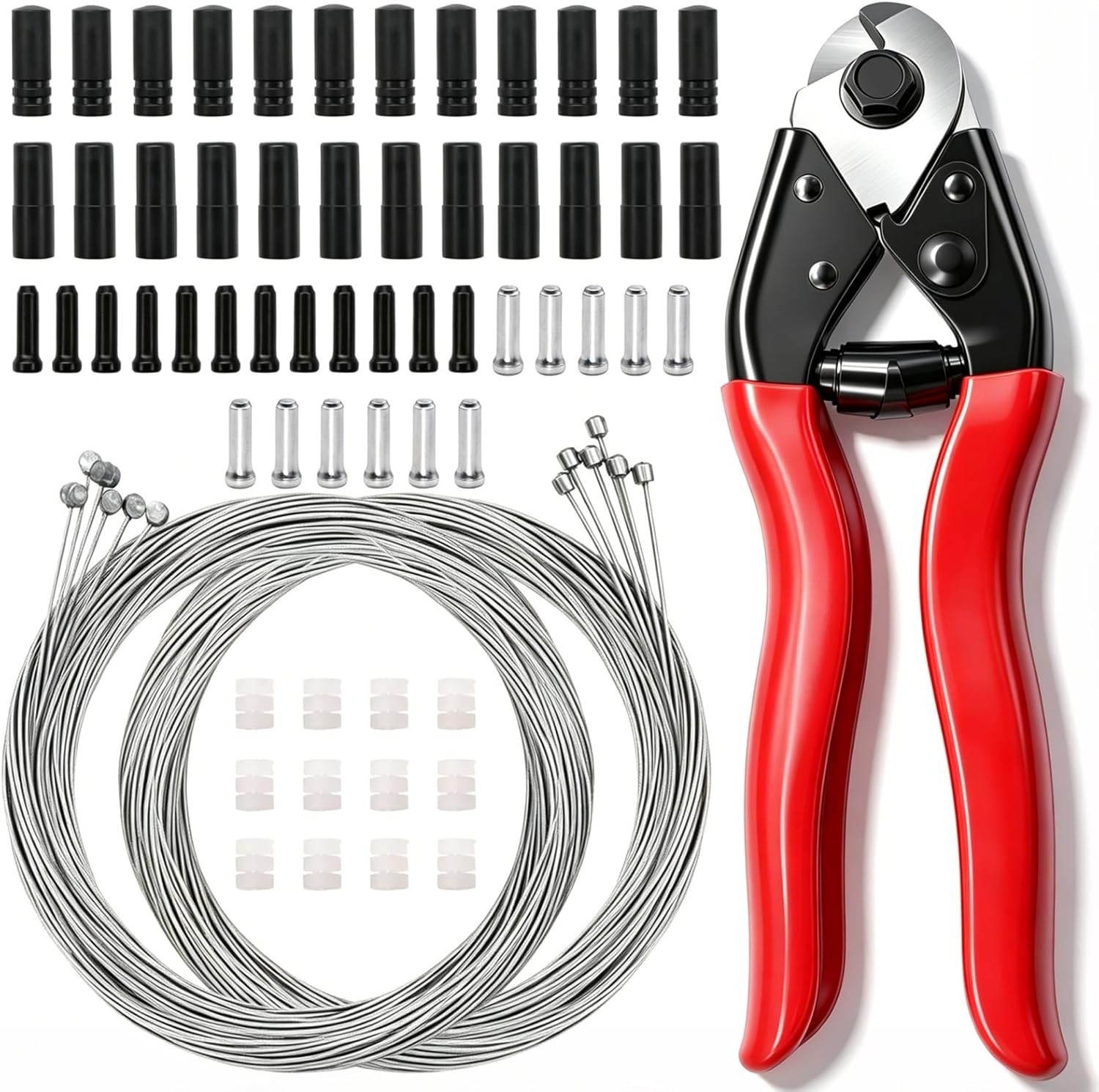 Comprehensive 73PCS Bike Maintenance Kit with O-Rings & Cable End Caps – Mankk