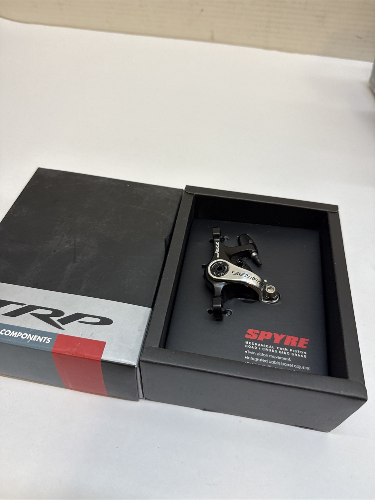 Mechanical Disc Brake Black Silver No Rotor