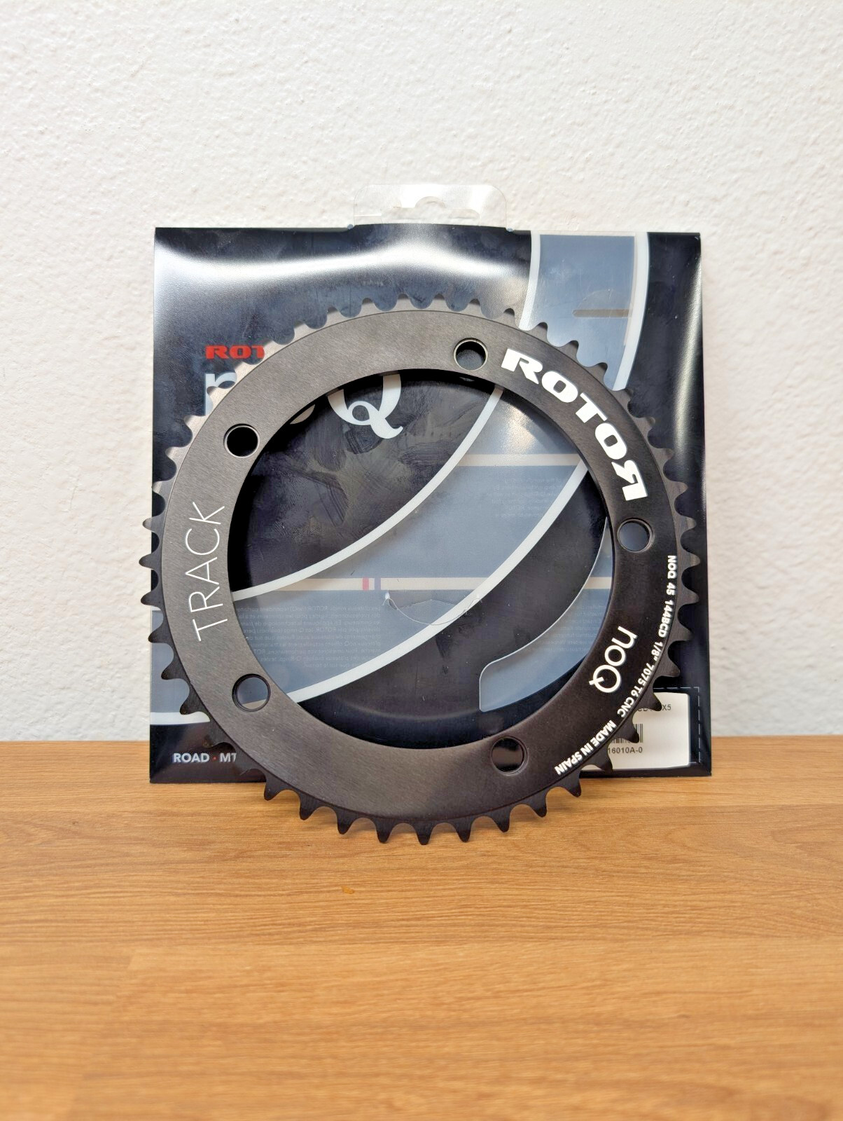 Rotor NoQ Track Chainring – 45T – BCD 144×5 – 1/8″ Chain – C01-505-16010A-0