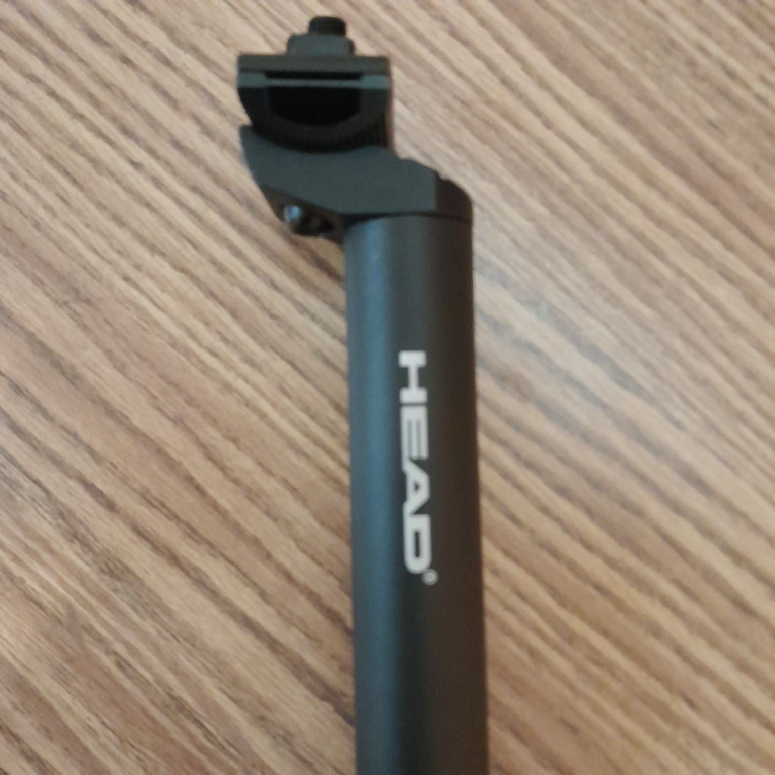 Head Brand Setback Seatpost 350mm Length 30.6mm Diameter 15mm of Setback Black