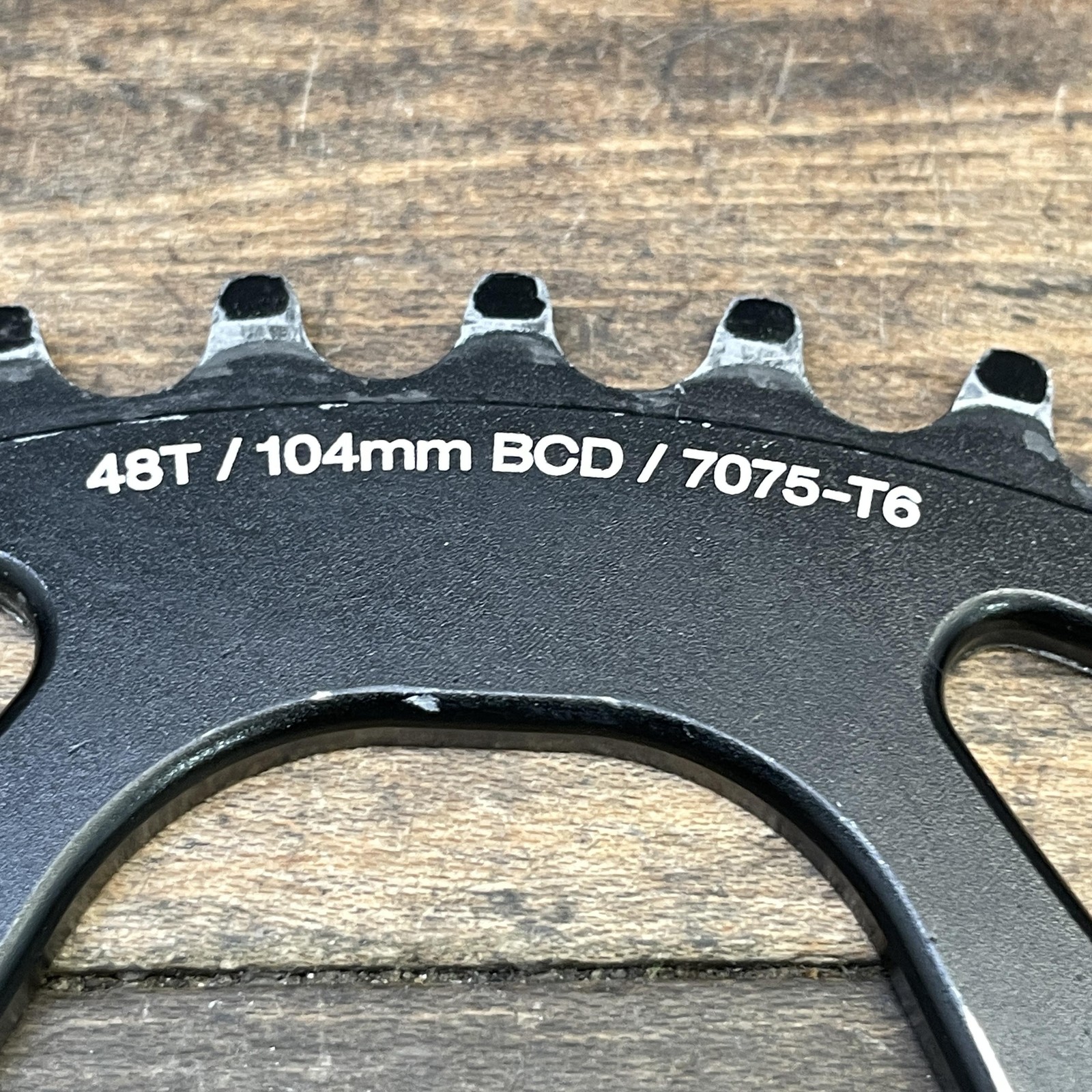 Salsa 48T Chainring 104 BCD 4-Arm Black 7075-T6 Aluminum MTB Bike 48 Tooth
