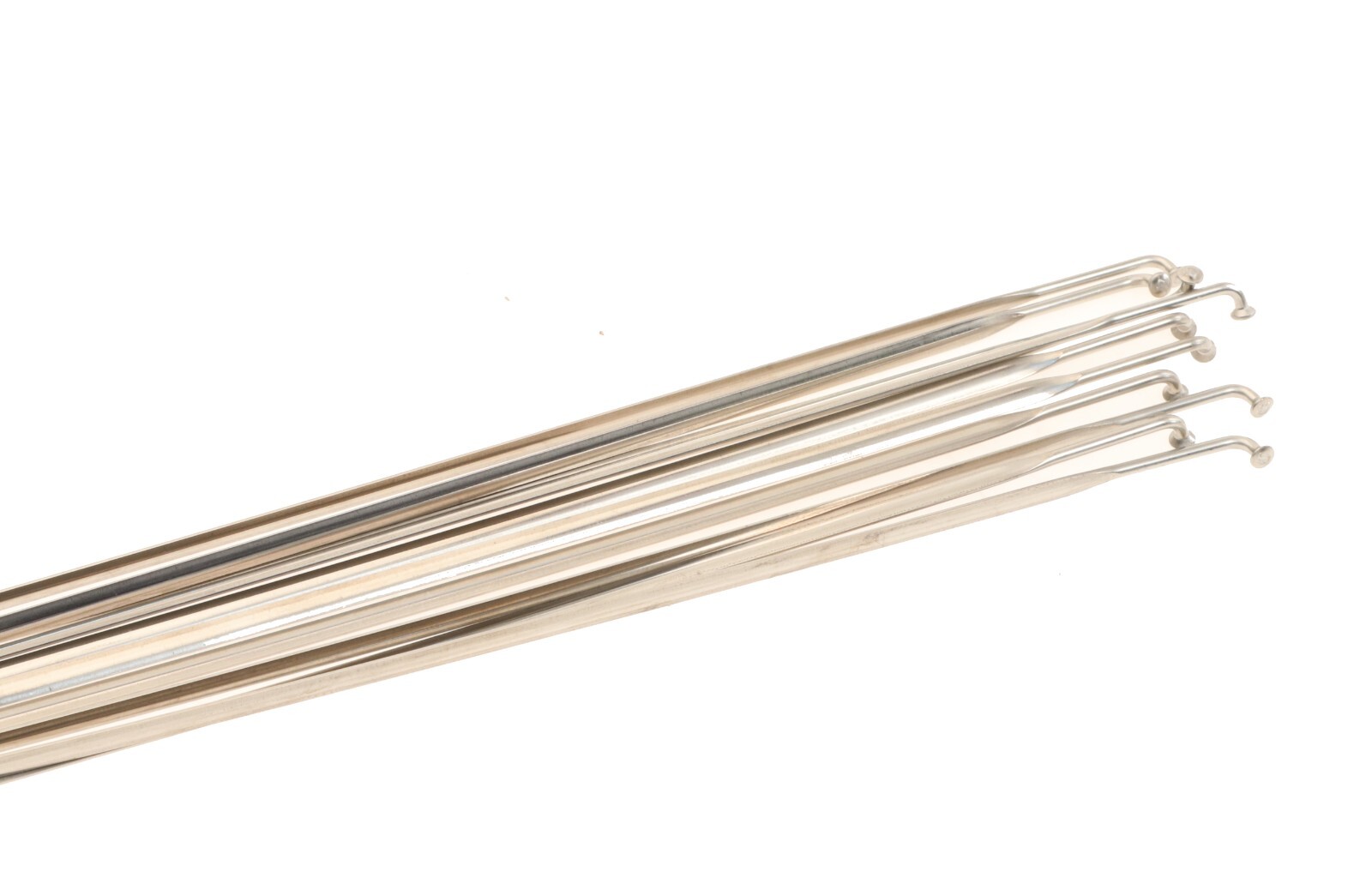 DT SWISS New Aero Bladed Spokes 259mm J-Bend 14g Lot of 10 Silver NEW
