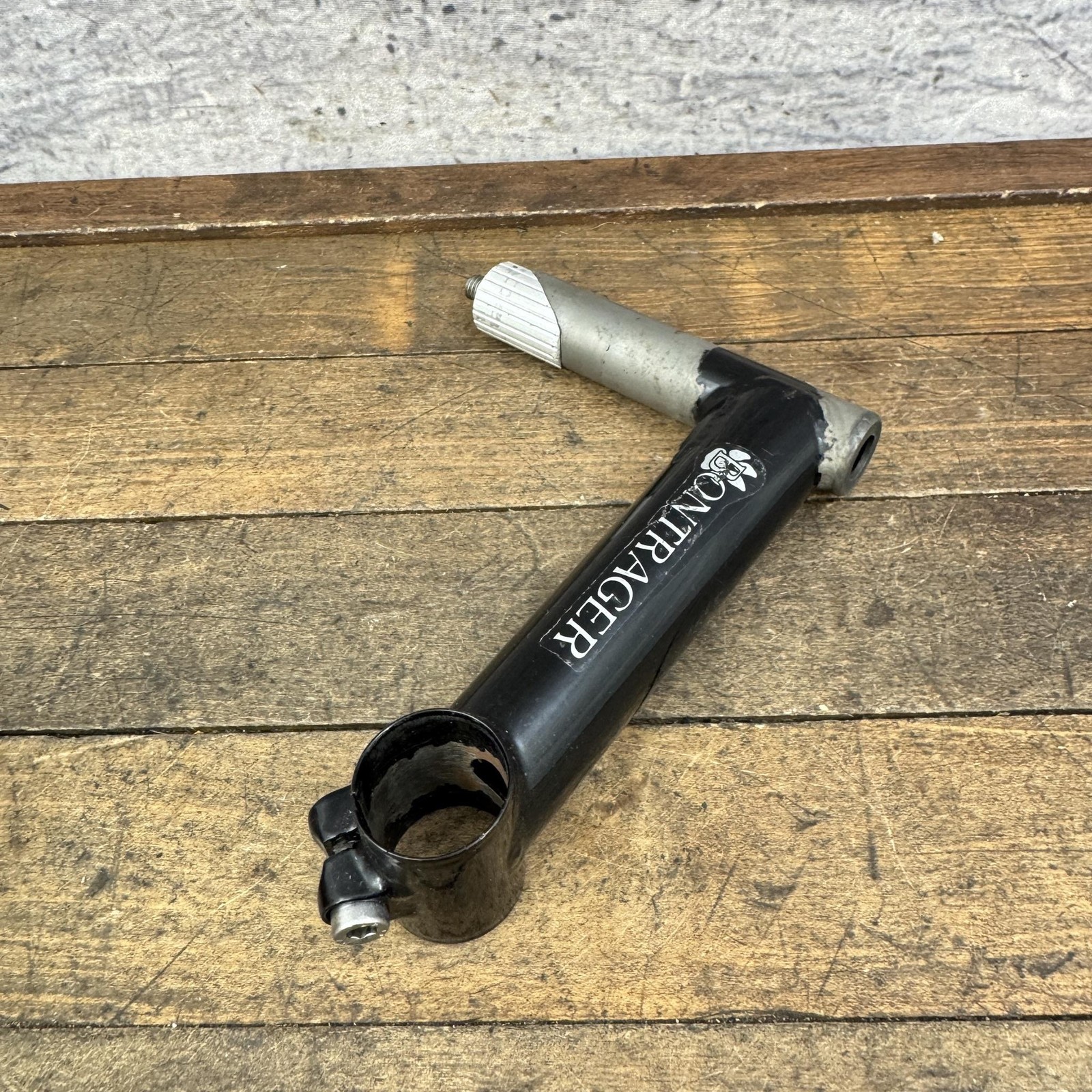Vintage Bontrager Quill Stem 25.4 Clamp 22.2 130mm Black 1″ 90s MTB Gravel
