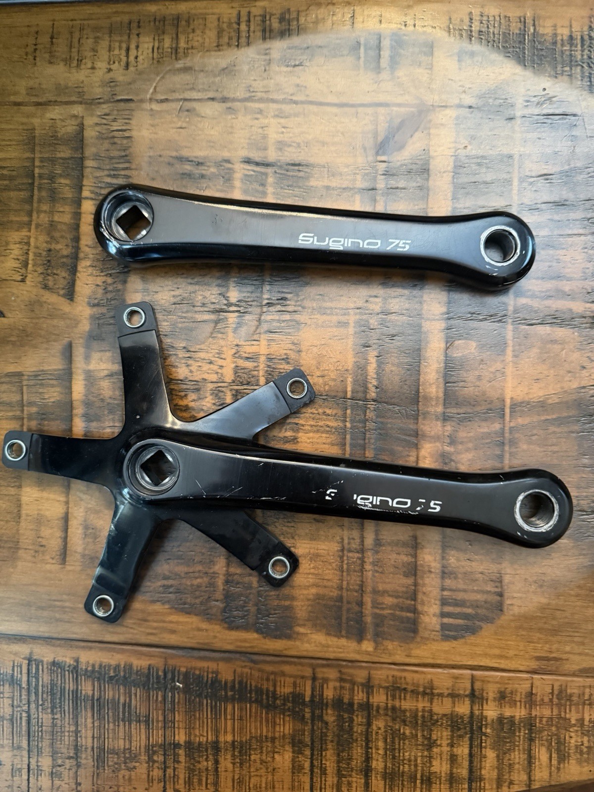 Sugino SG75 Crankset | 165mm | 144bcd | Black | Track