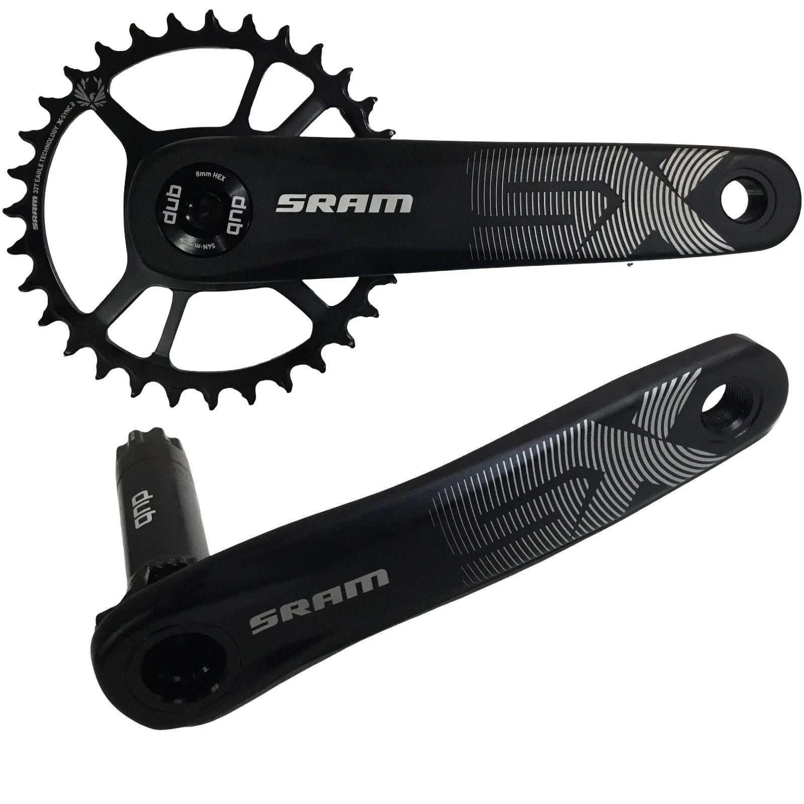 SRAM SX Eagle 1×12 32T Crankset Black 170mm DUB Boost 148 Direct Mount