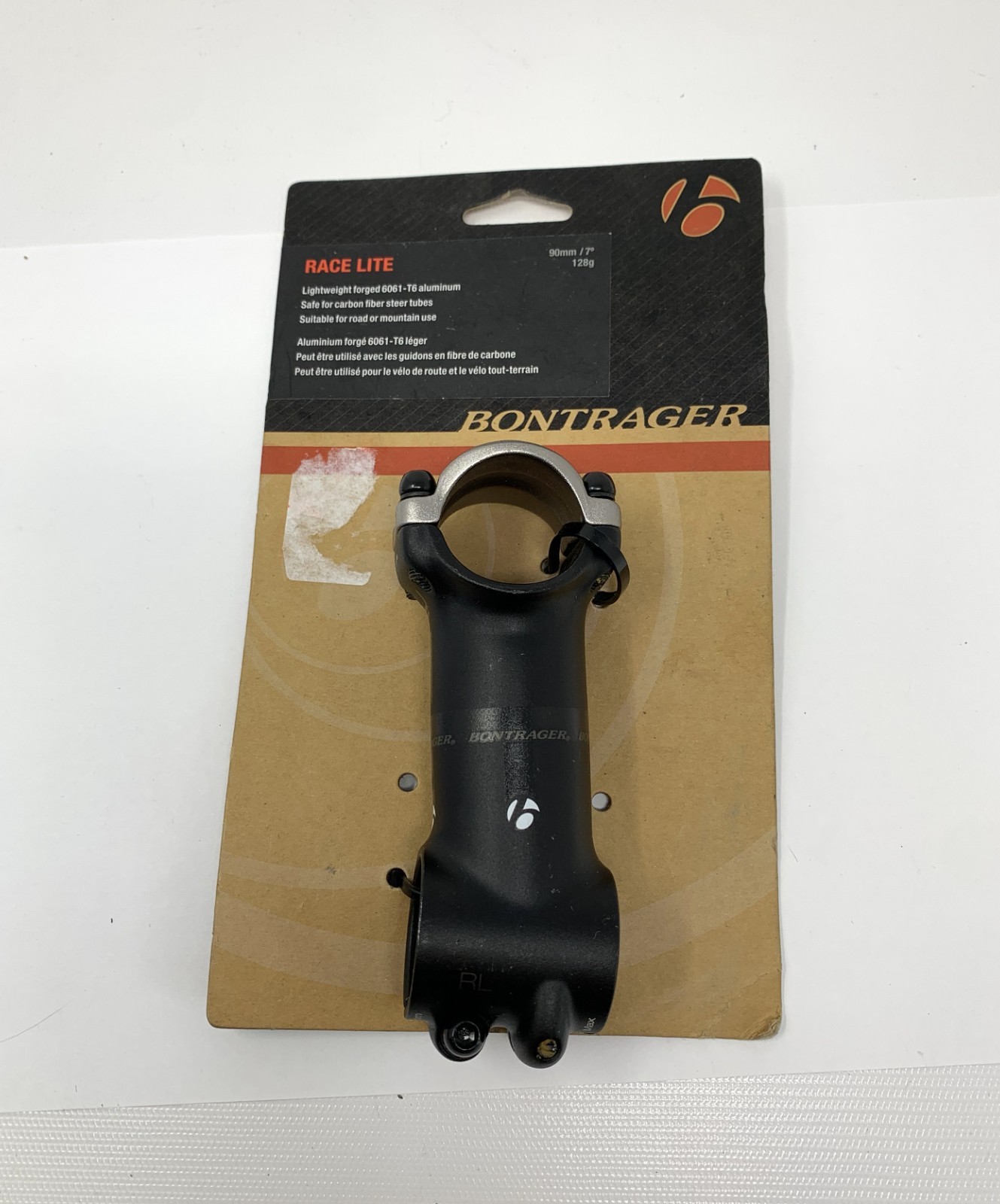 Bontrager Race Lite 7D x 90mm x 31.8mm Stem – New