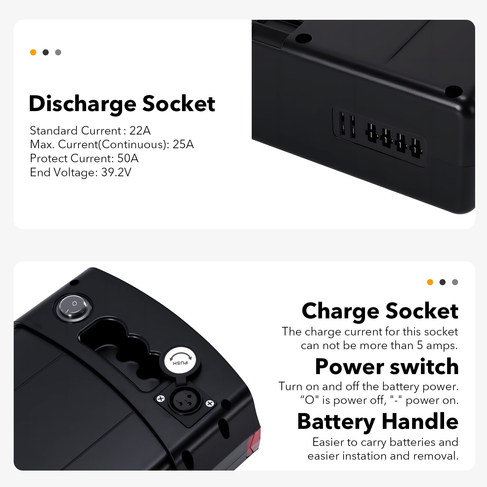 Electric Bike Battery 52V17.5Ah Pedego Boomerang City Commuter Interceptor Latch