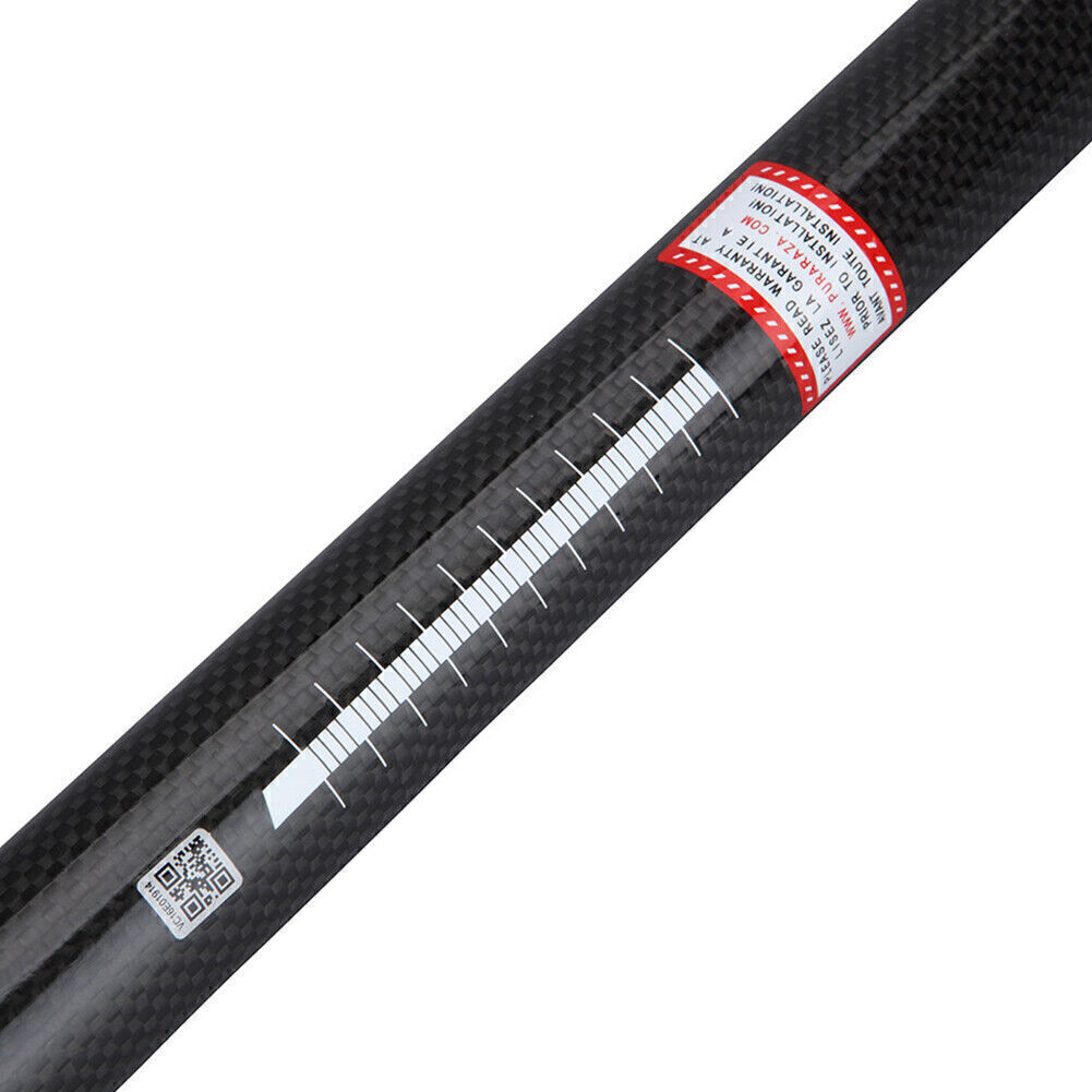 3K Carbon Fiber MTB Road Bike Seatpost Bicycle Seat Post 27.2/30.8/31.6MM UK
