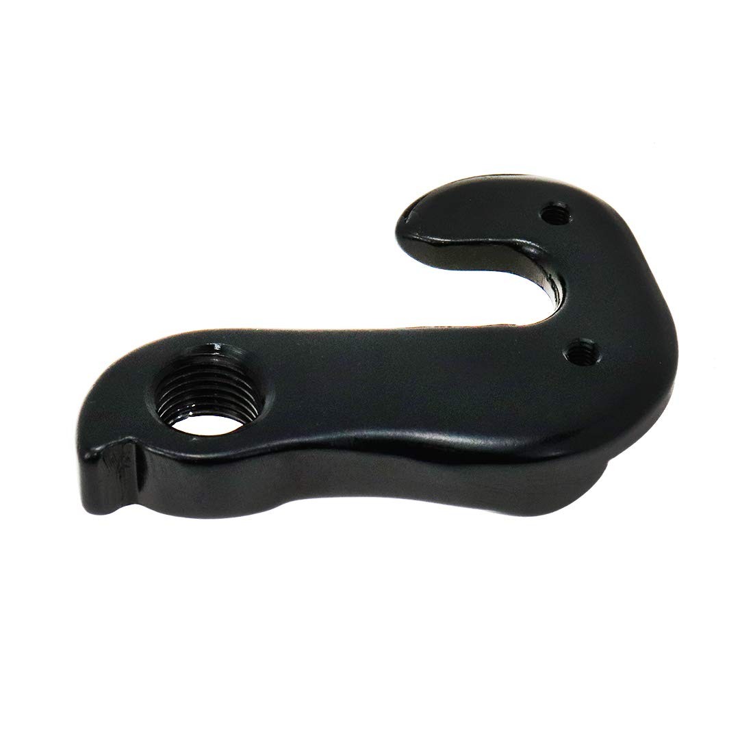 2 Pcs Universal Bicycle Bike Derailleur Hanger Frame Gear Tail Hook, Black