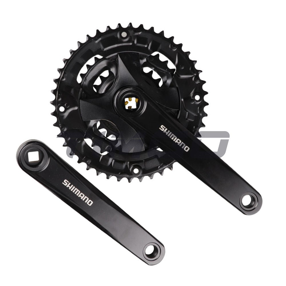 Shimano FC-MT101 3×9 Speed MTB Crankset Square Taper 40-30-22T / 44-32-22T 170mm