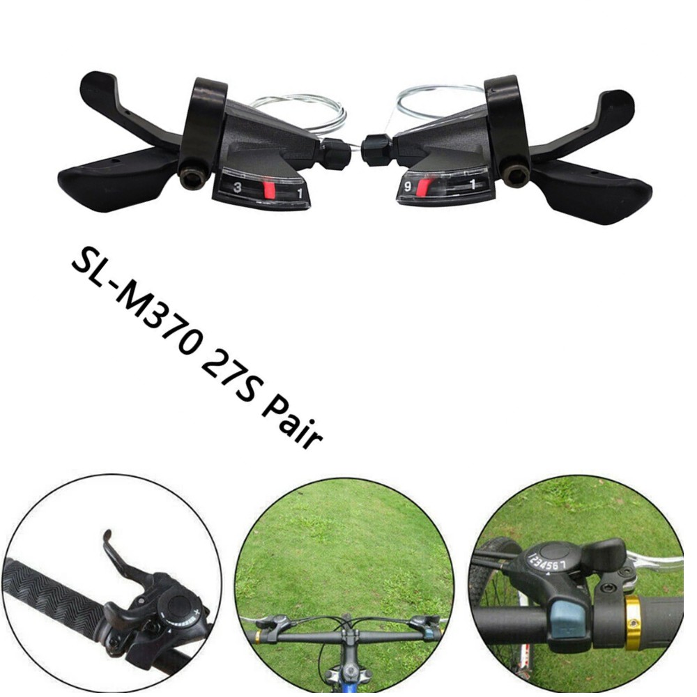 Trigger Shifter Set Gear Lever Brake Fit For Shimano Altus SL-M370 3/9/3×9 Speed
