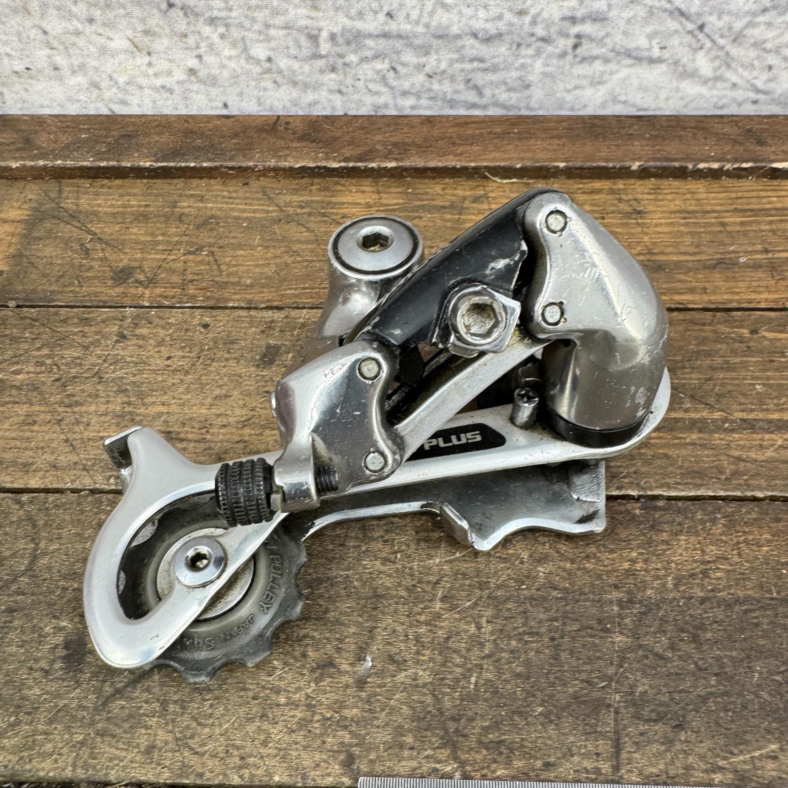 Vintage SunTour XC Pro Rear Derailleur Accushift Plus Black 90s MTB 275g Japan
