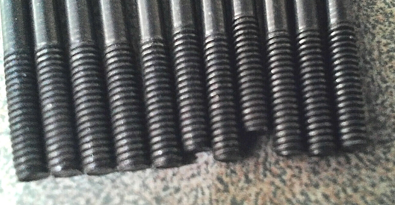 11 DT SWISS BLACK STAINLESS STEEL SPOKES 268mm x 2.0mm with NIPPLES