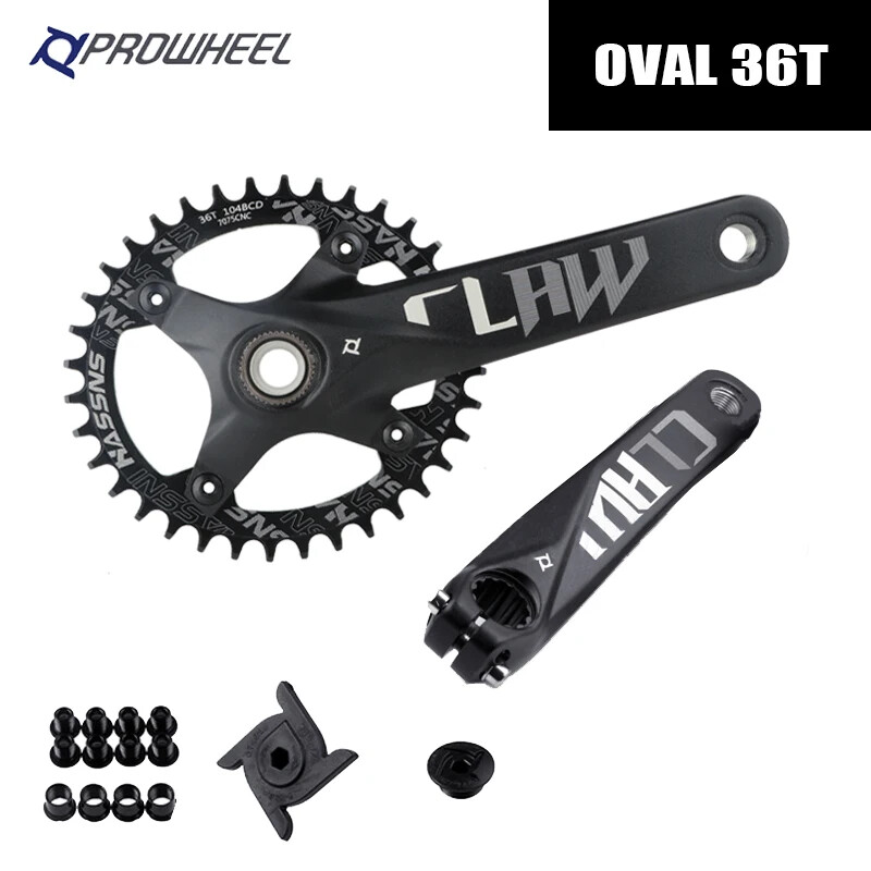 Crankset Hollowtech Crank Arms for Mountain Bike Chainring 104 Bcd 32/34/36T