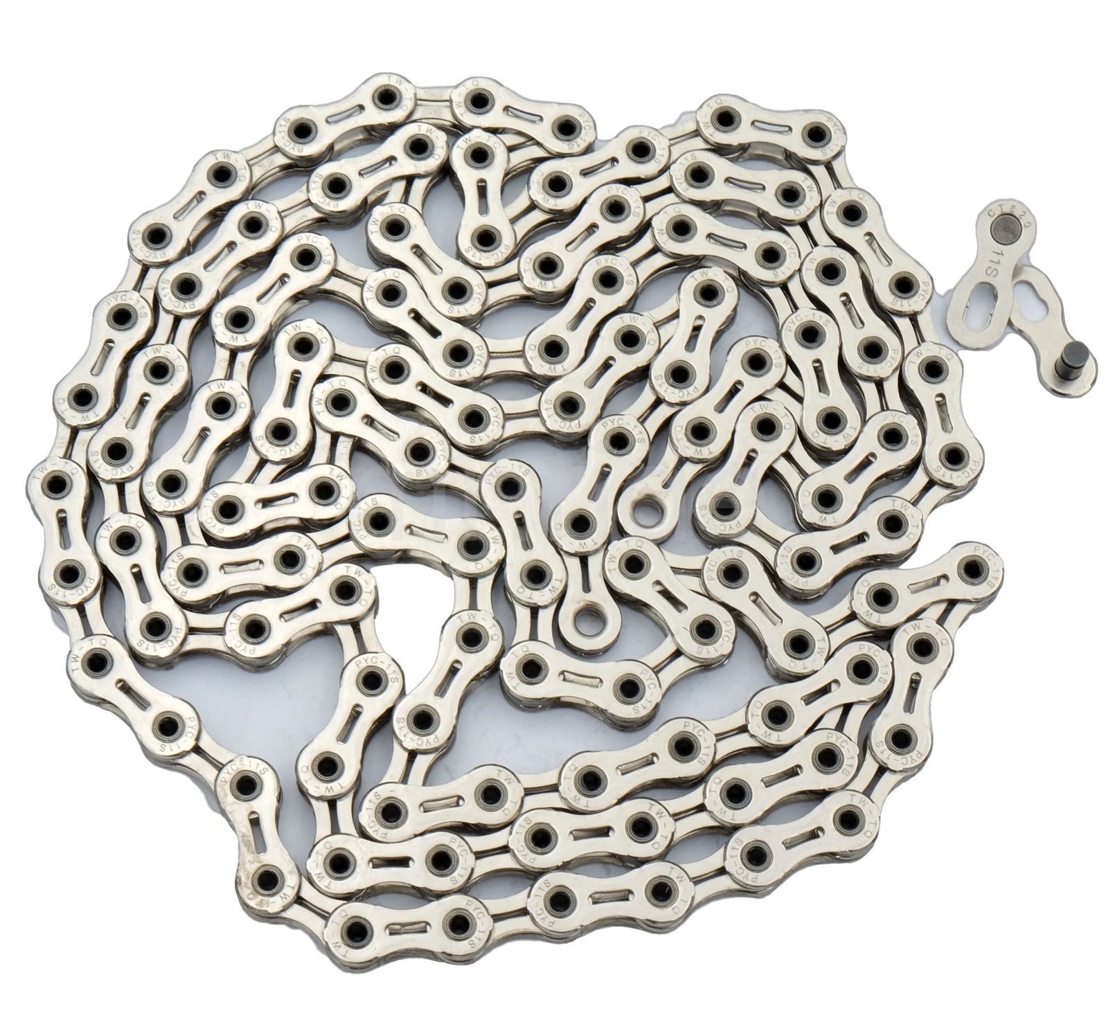 PYC 238g Ultra Light P1101 11-Speed 116L Bike Chain Silver fit Shimano,Sram