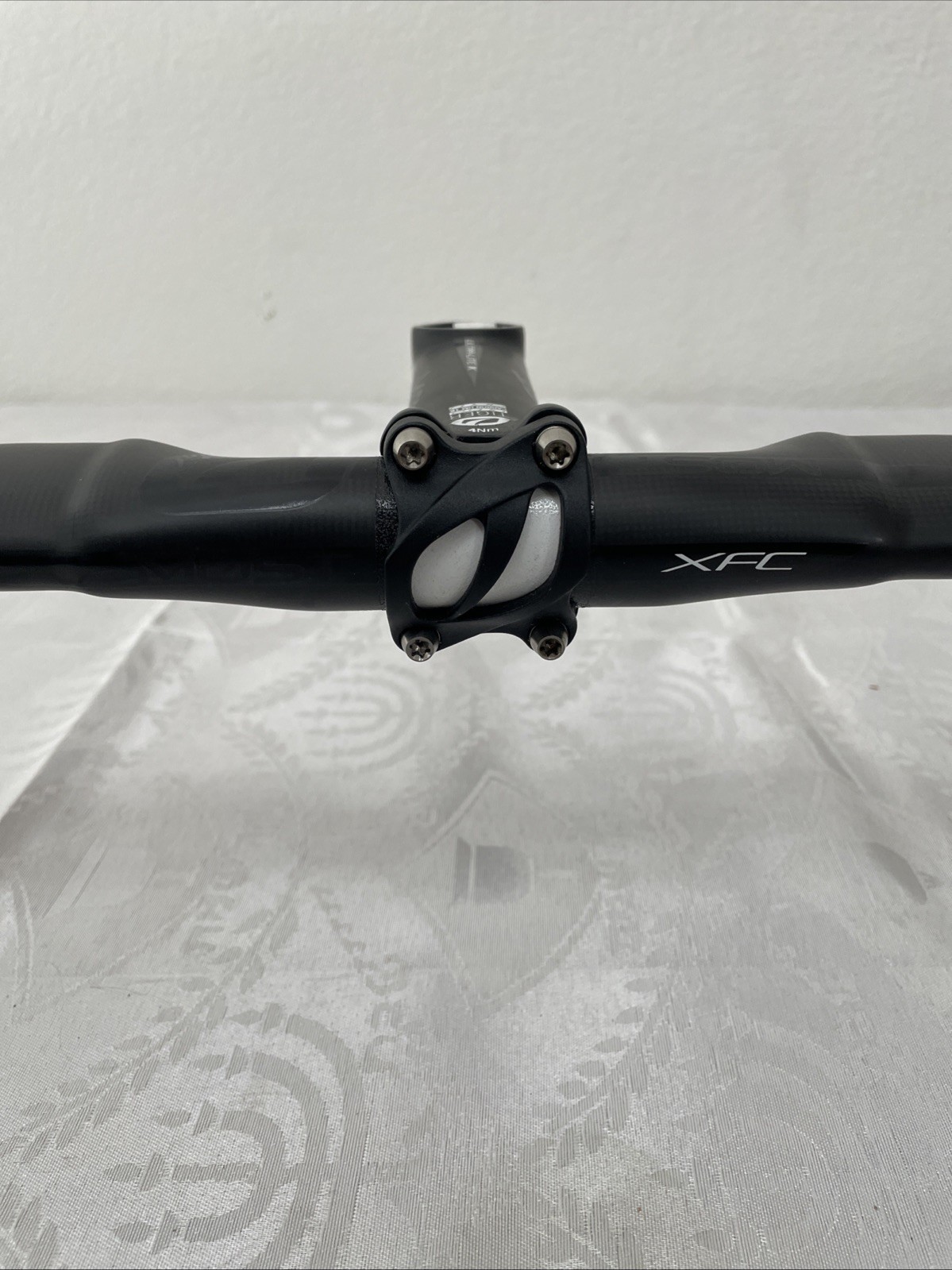 Pinarello Most Jaguar XFC Aero TiCR Carbon Road Handlebar (Matt-Black) 450/180mm