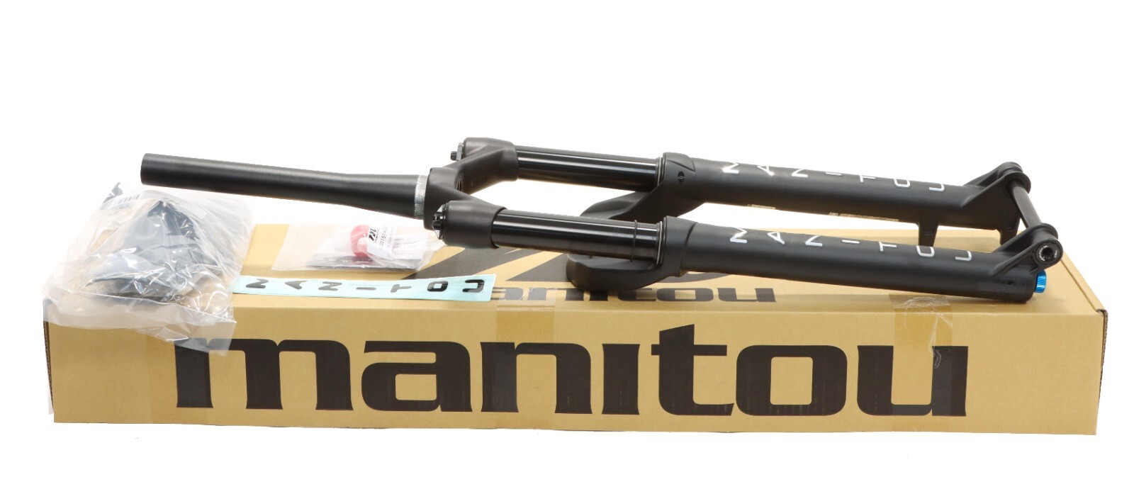 Manitou Machete Air Fork 29″ 100mm Black 44mm Offset Tapered 15x110mm NEW