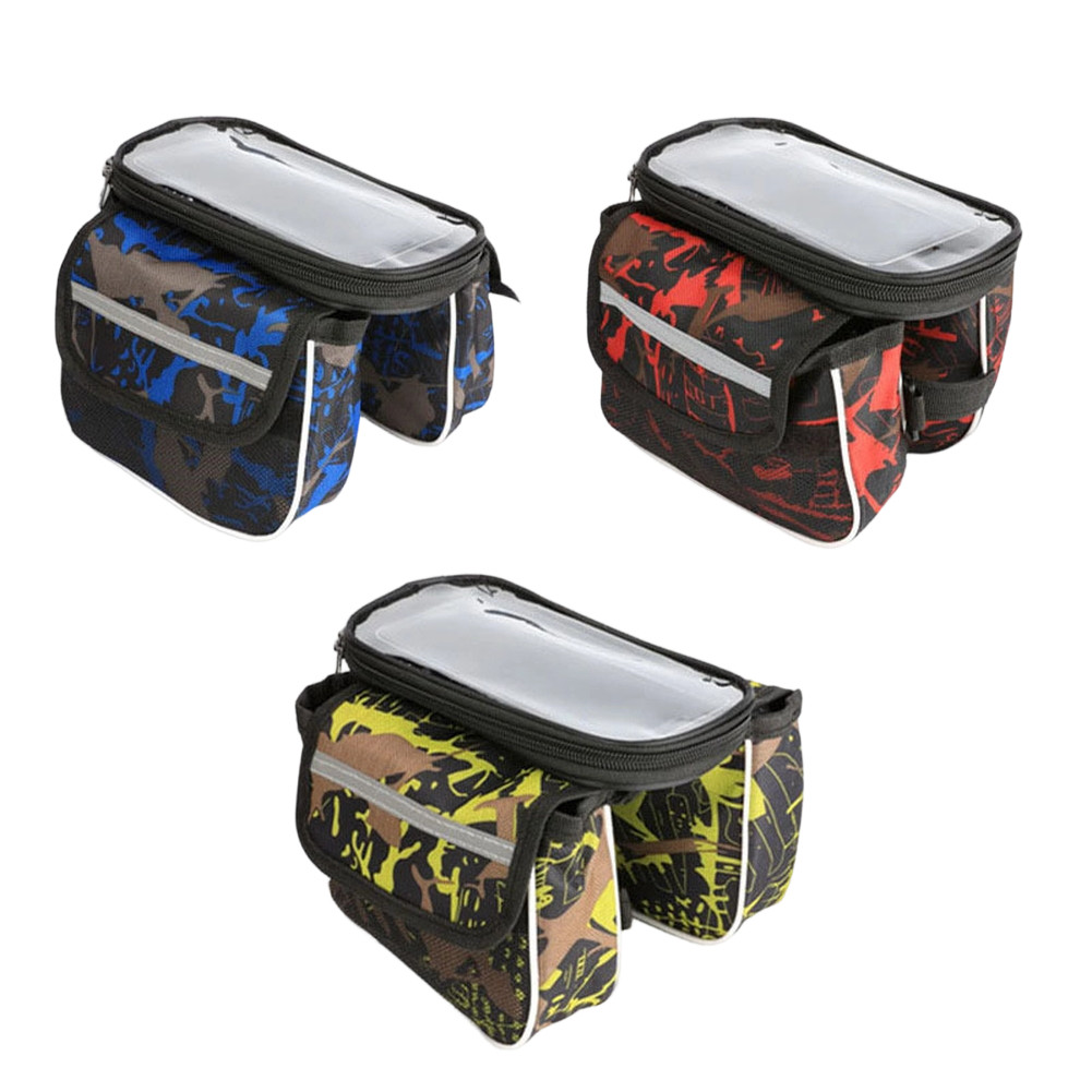 Lightweight Bicycle Bag 180g with Transparent Phone Pocket and Rain Protection