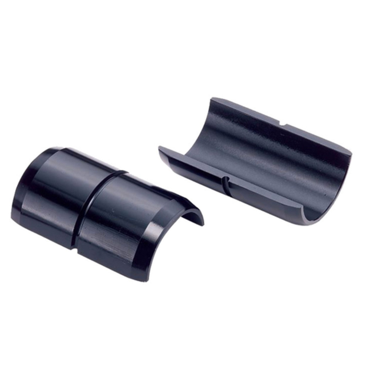 Black Aluminum Reverse Bar/Stem Adapter – 35.0mm to 31.8mm Handlebar Shim