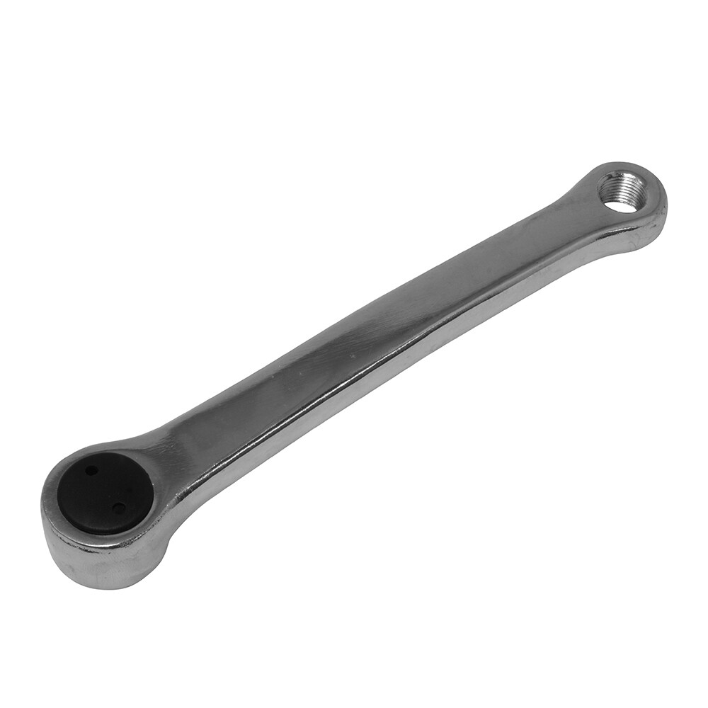 Steel Left Crank Arm 6 1/2″ Square Taper Chrome