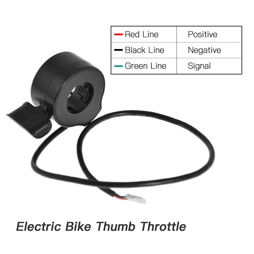 2.2 cm / 0.9 in Thumb Throttle Universal Controller for E-Bike Electric Scooters