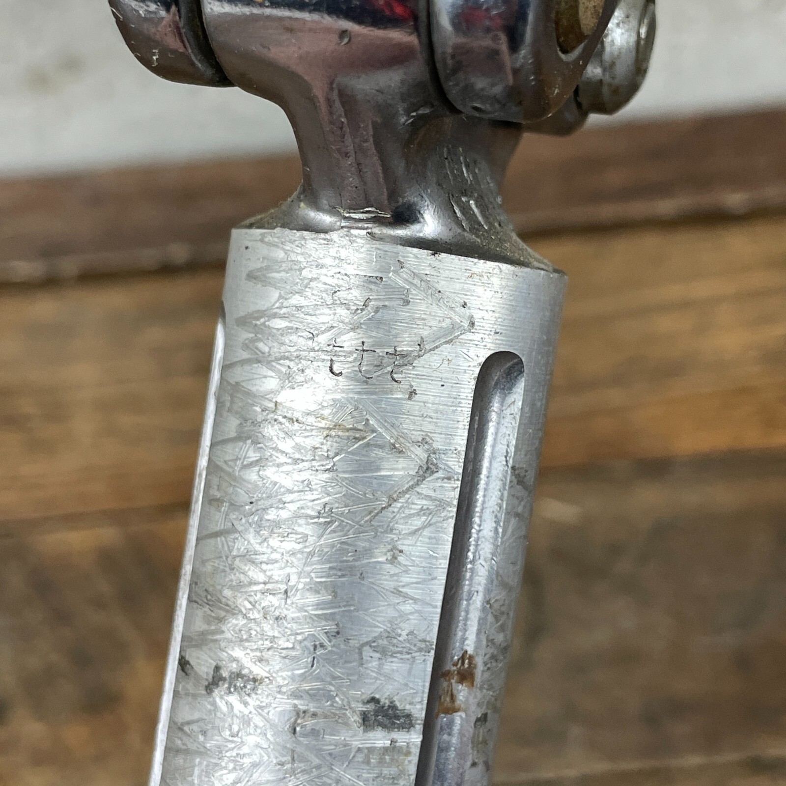 Vintage 3TTT Seatpost 27.0 mm Brev Italy Fluted 200 mm Post Micro Adjust 70s 60s
