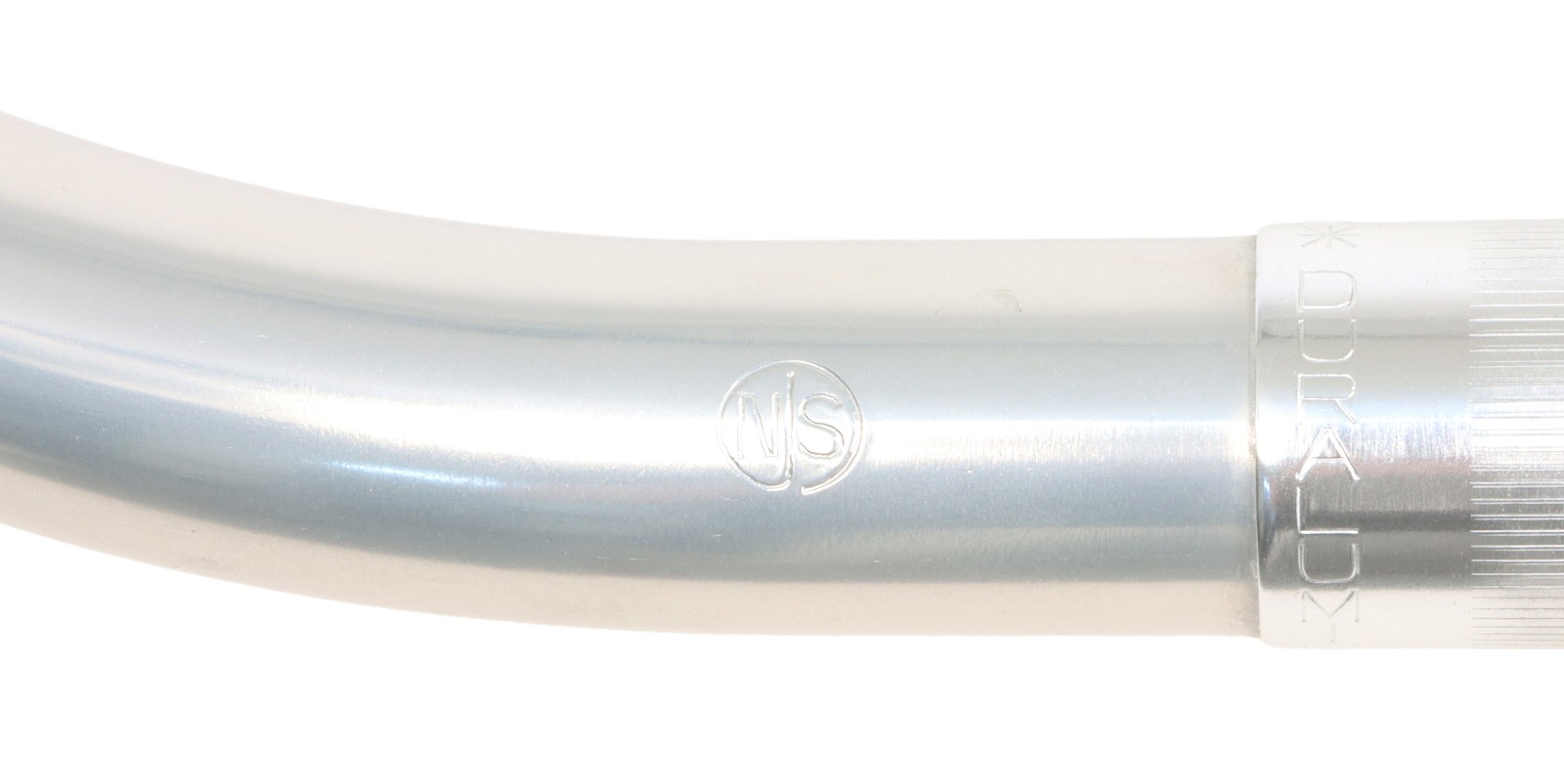 Nitto B123AA Track Drop Handlebar Silver NJS 25.4mm Clamp x 38cm Width NOS NEW