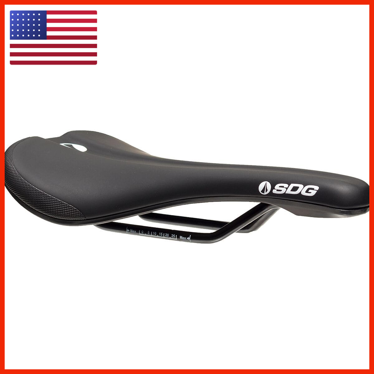 Sdg Components Bel-Air V3 Steel Rail Mountain Bike Saddle 260 X 140Mm Unisex