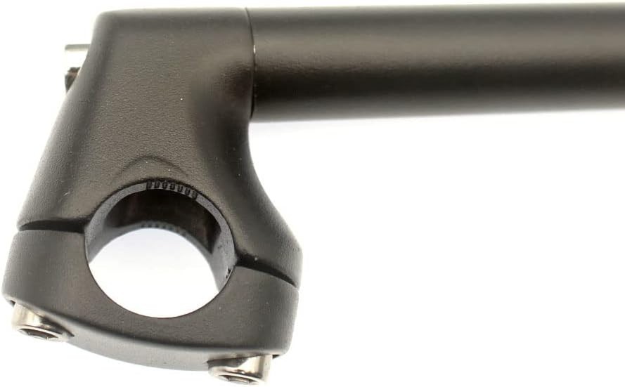 WEERAS Road Bike Stem Fixed Gear Bicycle Gooseneck Handlebar Black, 25.4mm
