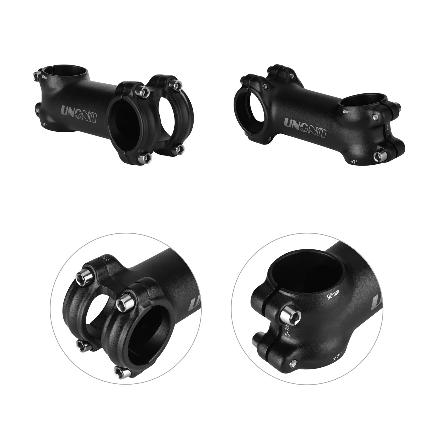 Ultralight Bike Stem 7/17 Degree MTB Road Bike Stem 31.8mm 60-130mm Bike Parts