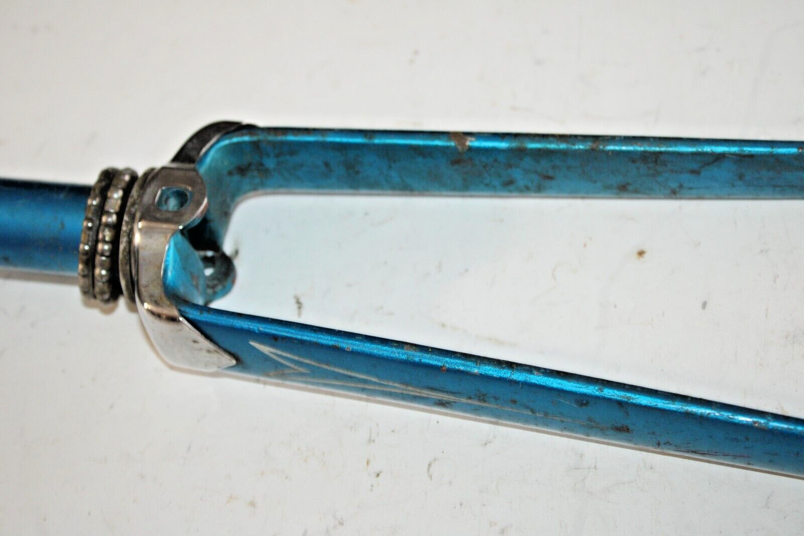 Vintage Schwinn Touring Road Bike Fork 27″ 1″ Threaded 165mm Blue Steel USA Ship