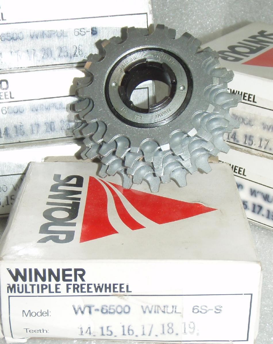 Suntour Winner Pro Series Ultra 6 Speed Freewheel New Vintage In Box 14~19t