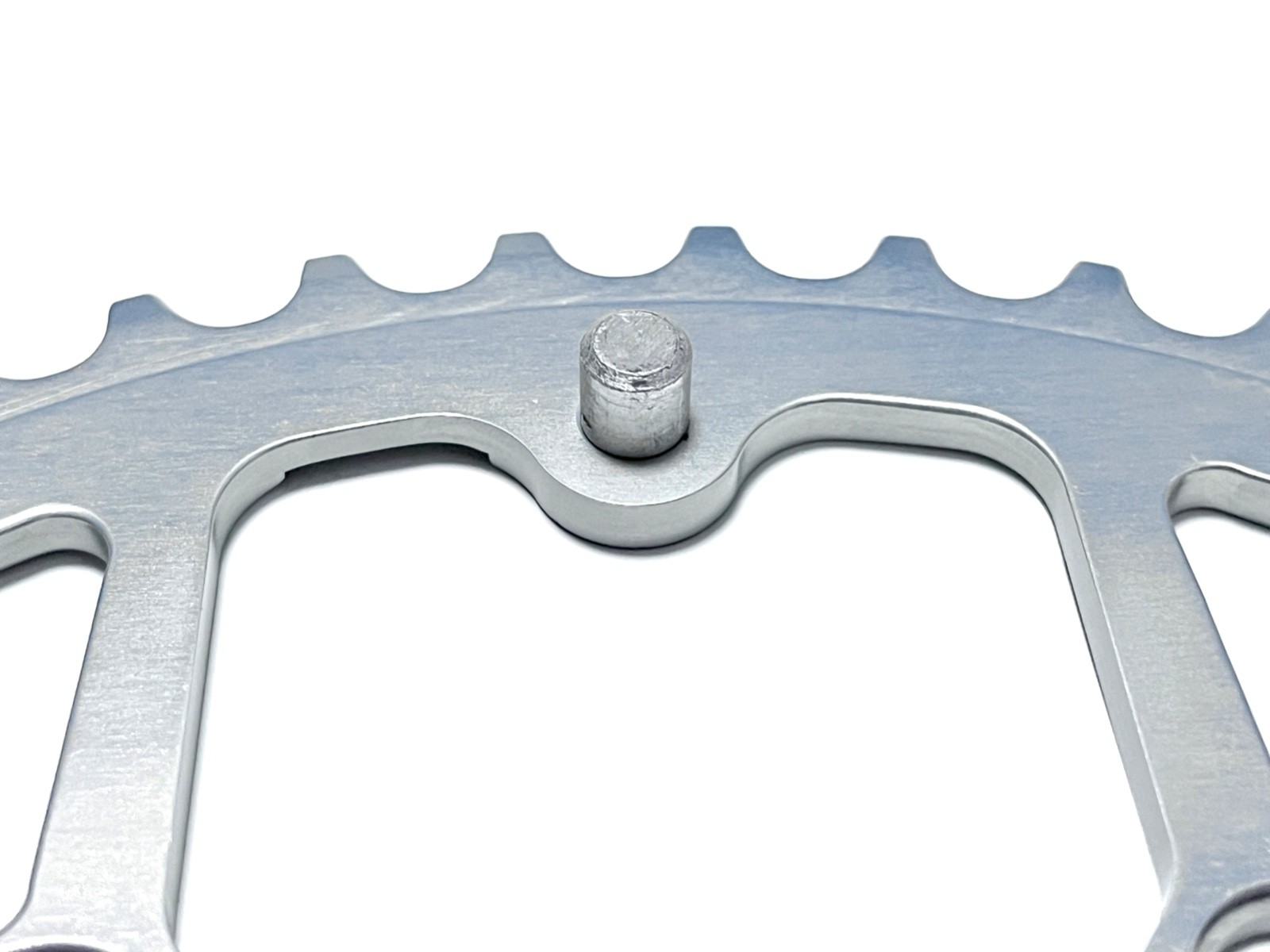 NOS KOOKA 50T 110BCD Chainring — 1990s USA CNC Alloy, Mint Silver