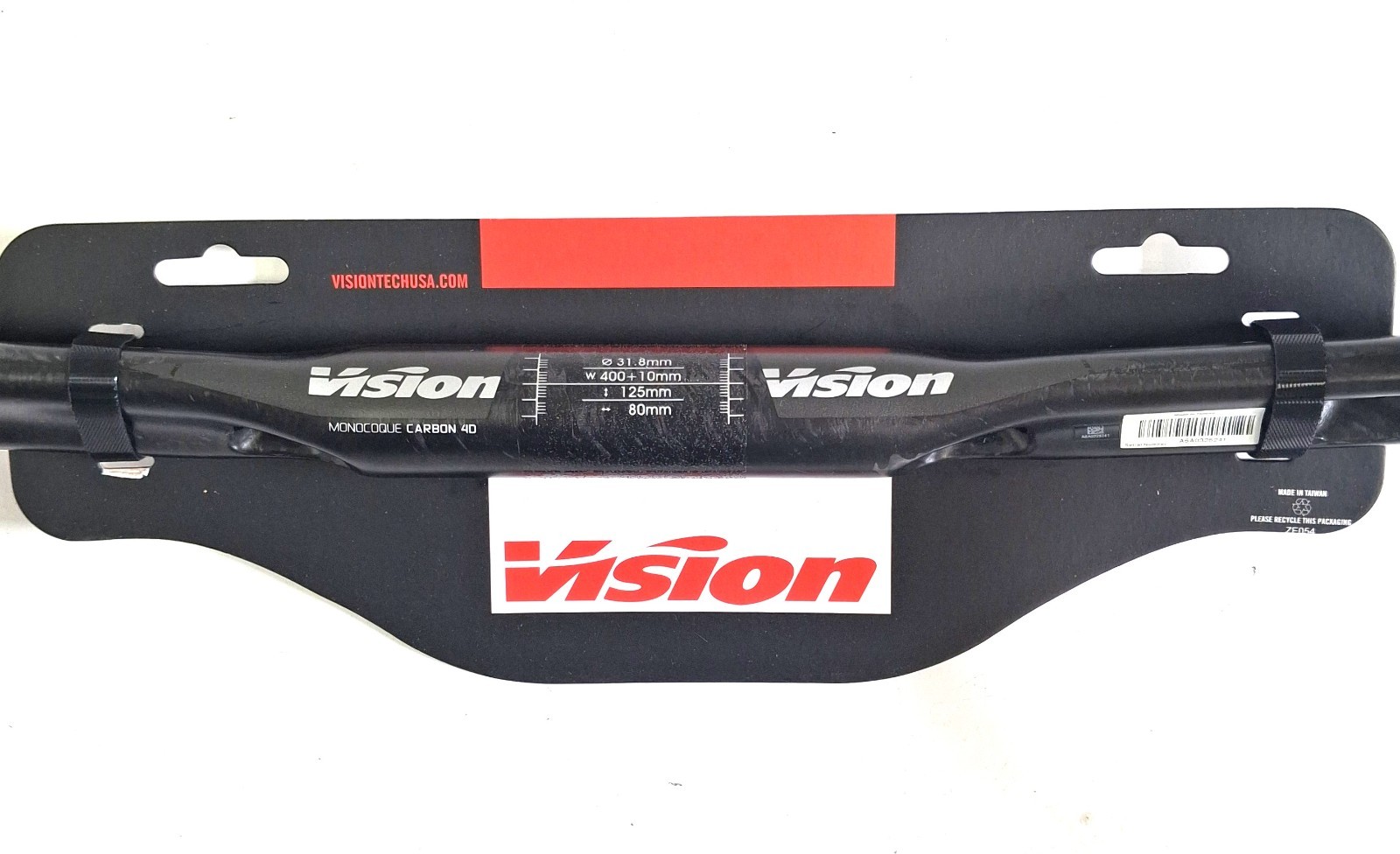 Vision Trimax Carbon 4D Handlebar 400mm 31.8mm Di2 Aero Road Bike Grey