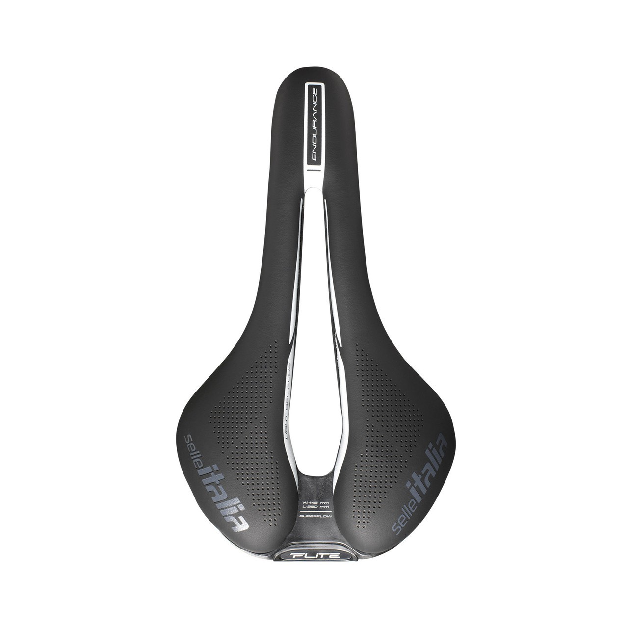 Selle Italia Flite Boost Endurance SuperFlow Saddle, Large, L3, Ti 316, FibraTek