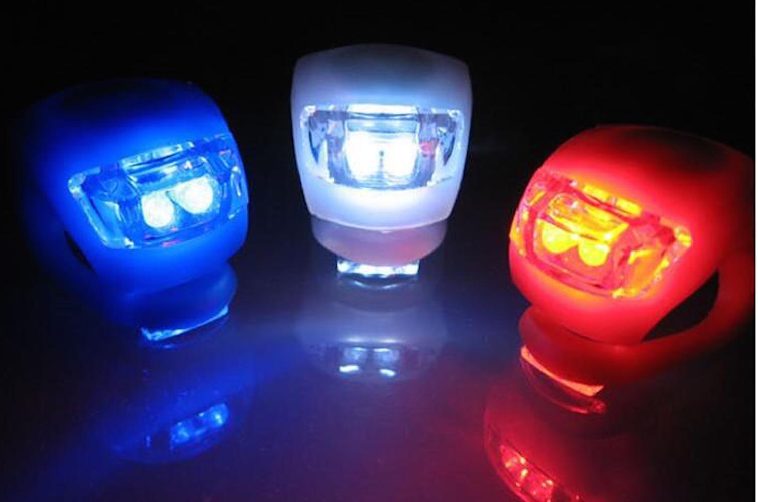FLASH LED Frog Bike Bicycle Mountain Flash Light front head rear tail bar frame