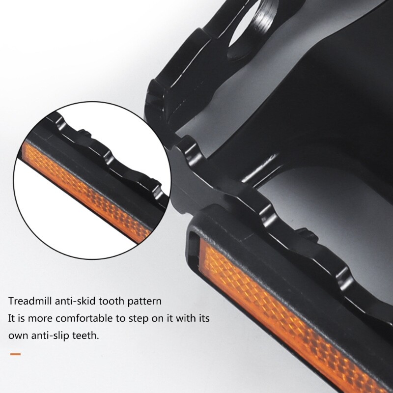 Aluminum Alloy Bike Pedals Road/MTBs Flat Pedals Pedals for All Bike